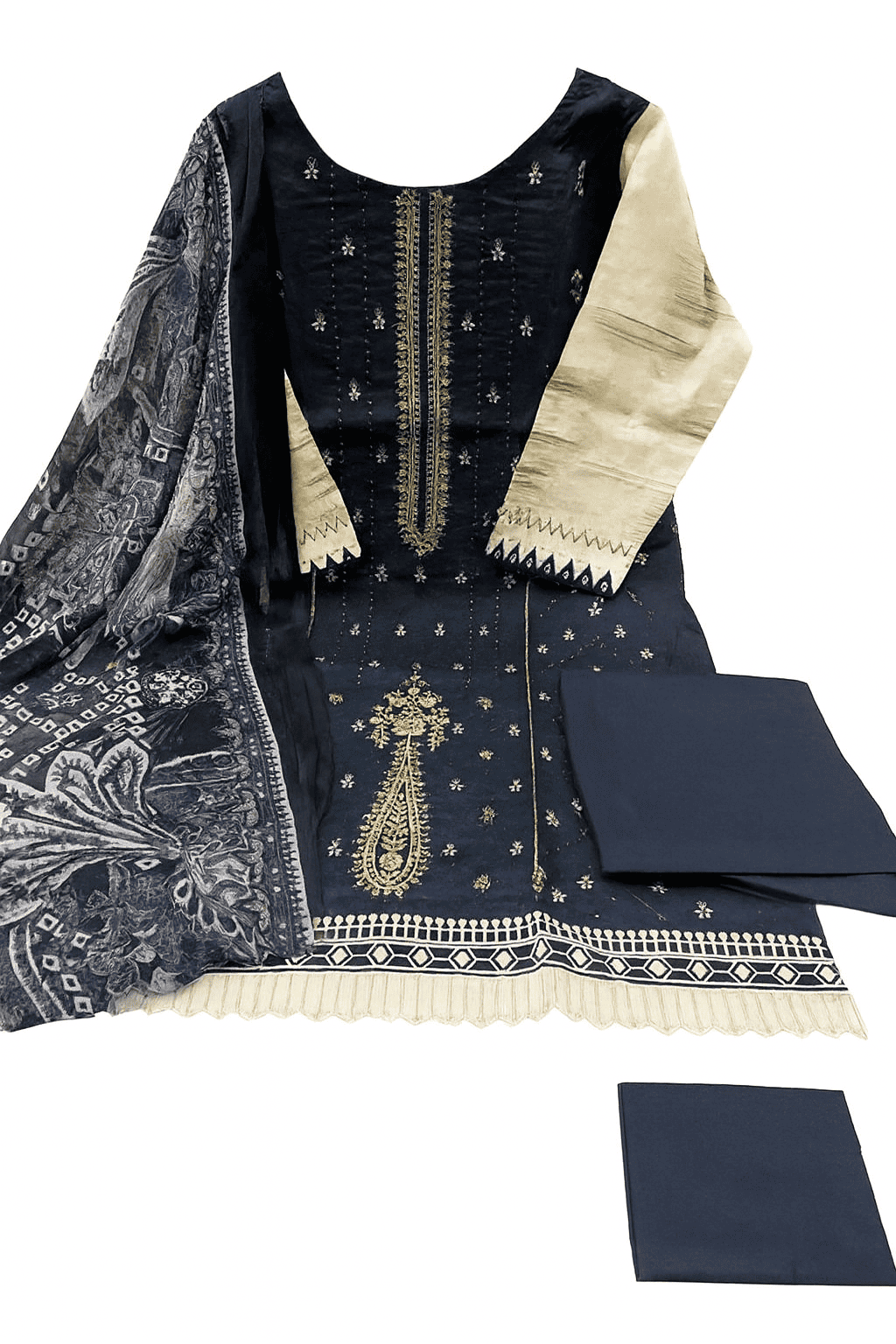 Sapphire Jazmin Lawn Suit with Chiffon Dupatta