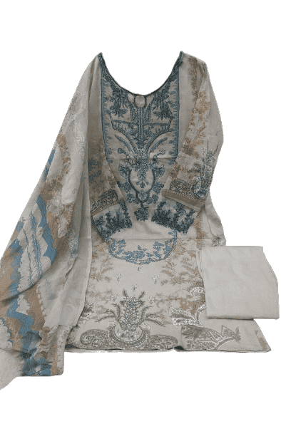 Sapphire Jazmin Lawn Suit with Chiffon Dupatta
