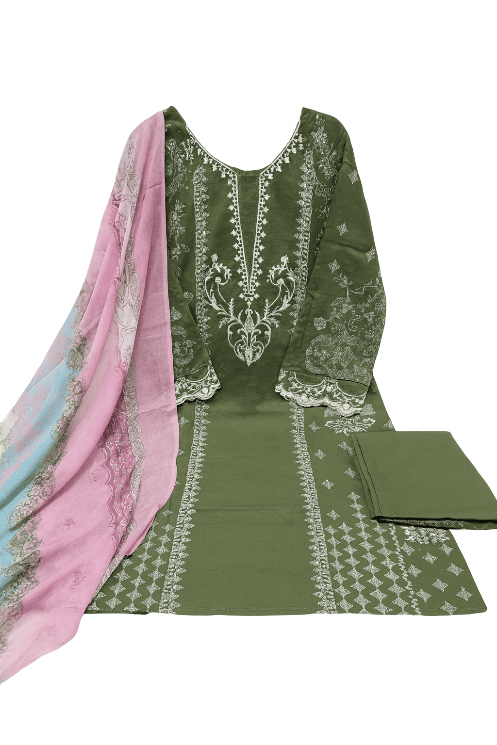 Sapphire Jazmin Lawn Suit with Chiffon Dupatta