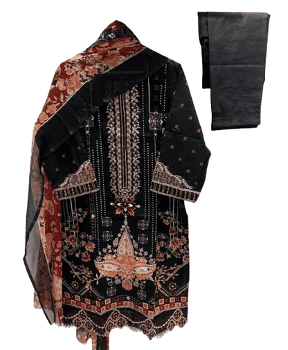 Sapphire Jazmin Lawn Suit with Chiffon Dupatta