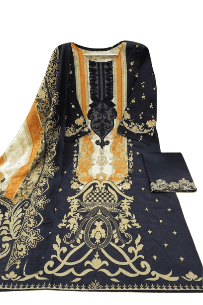 Sapphire Jazmin Lawn Suit with Chiffon Dupatta