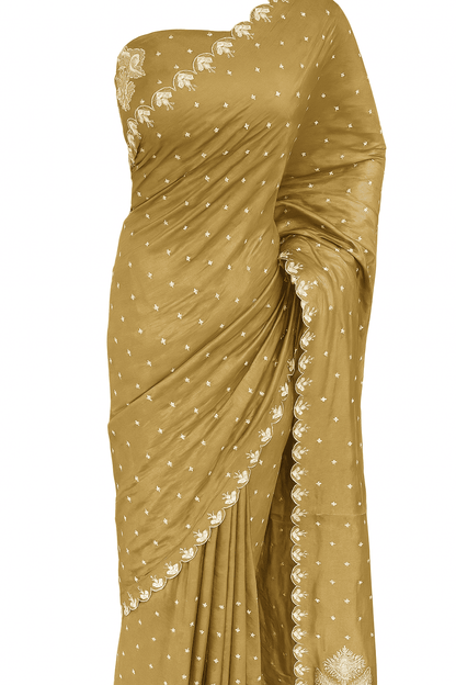 Saree with Kashmiri Style Thread