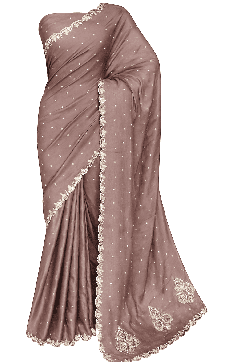 Saree with Kashmiri Style Thread