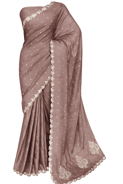 Saree with Kashmiri Style Thread