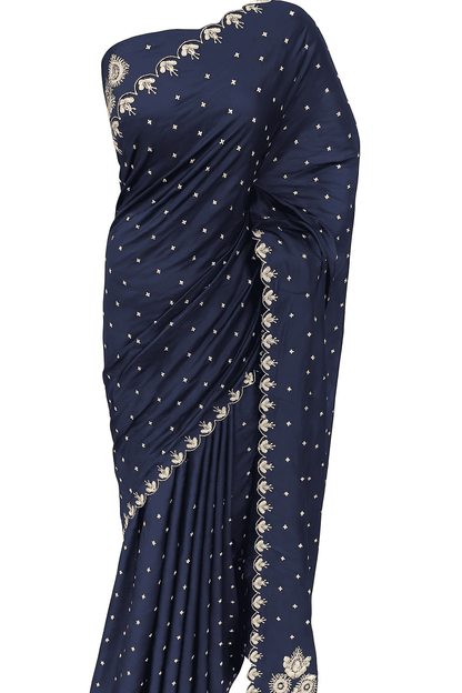 Saree with Kashmiri Style Thread