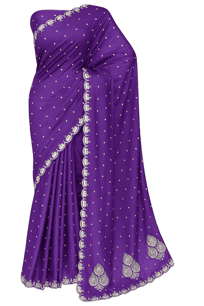 Saree with Kashmiri Style Thread